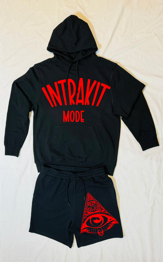 Hoodie and short set